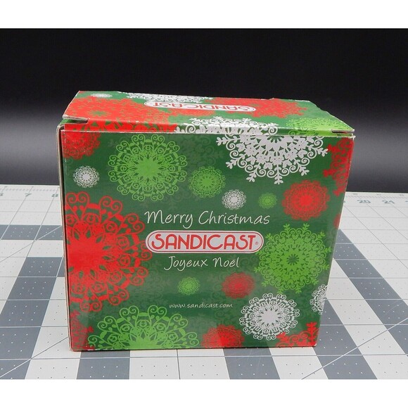 Sandicast White Bichon Frise Dog Christmas Ornament W/Holiday Stocking XSO01203 - Picture 9 of 10